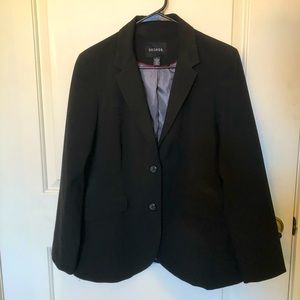 George Lined Black Blazer Sz 16